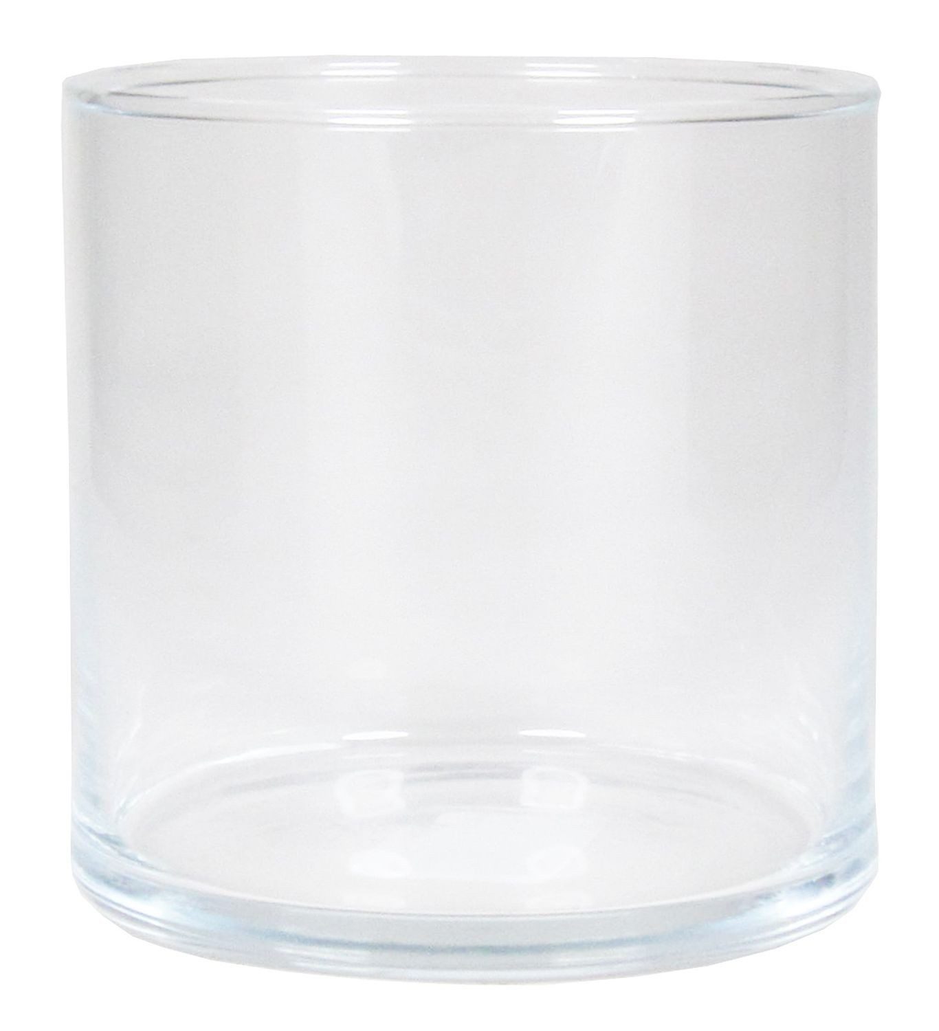INNA-Glas Kerzenhalter Kerzen Glas Zylinder Sanya Ocean, klar, 10 cm, Ø 10,1 cm