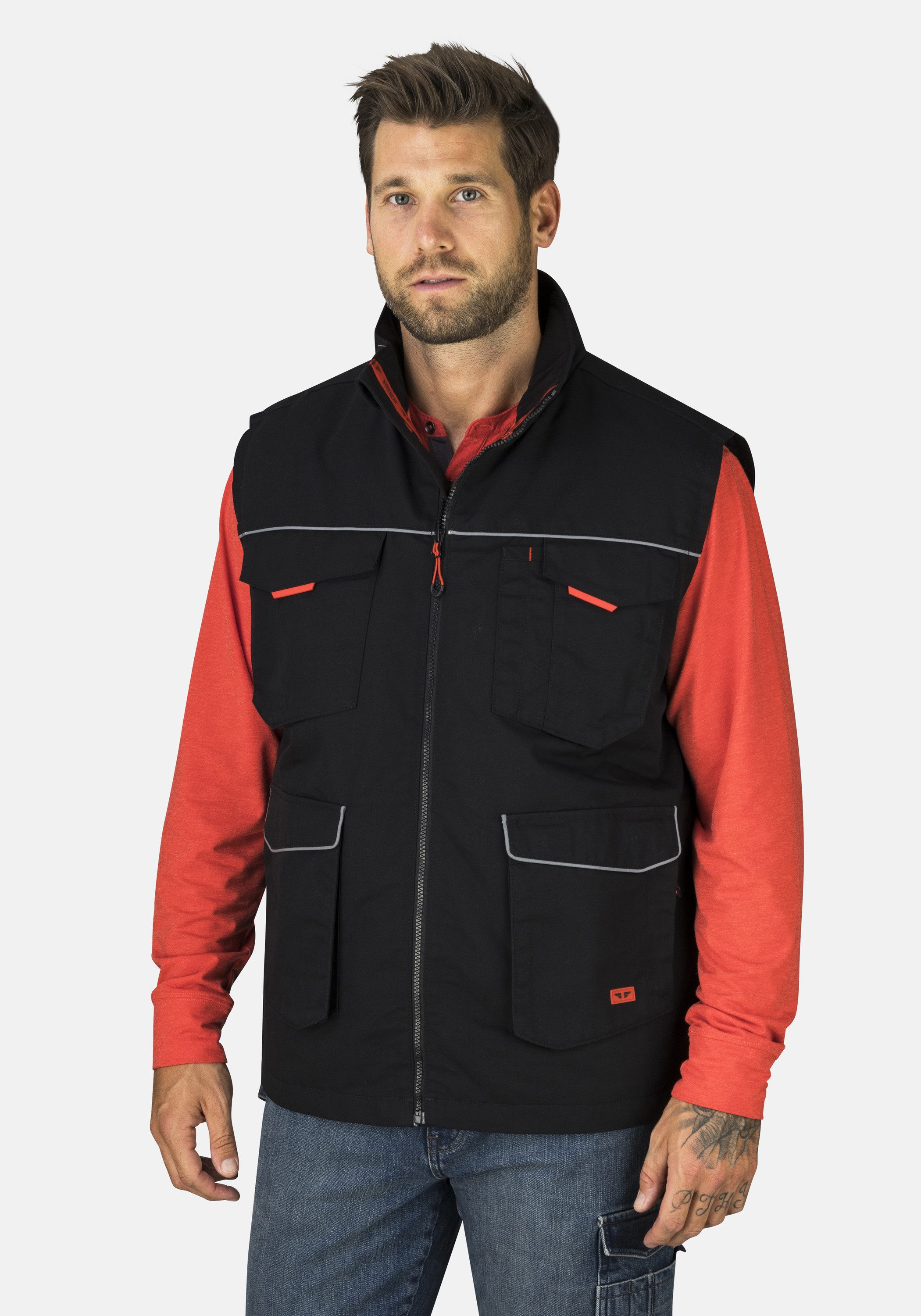 HERO by John Medoox Arbeitsweste Pro Workwear Arbeits-Cargoweste Outdoor Ar günstig online kaufen