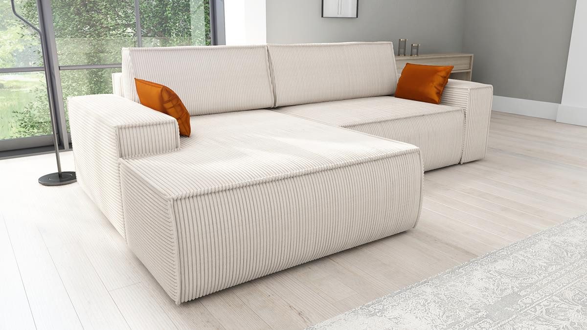 A&J MöbelLand GmbH Ecksofa TOR mit Bettkasten und Schlaffunktion Bonel günstig online kaufen