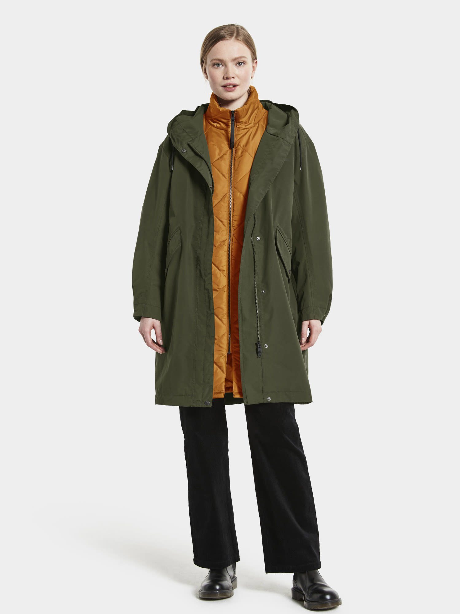 Gabriella Parka Didriksons Didriksons Green W Deep Parka Damen Parka