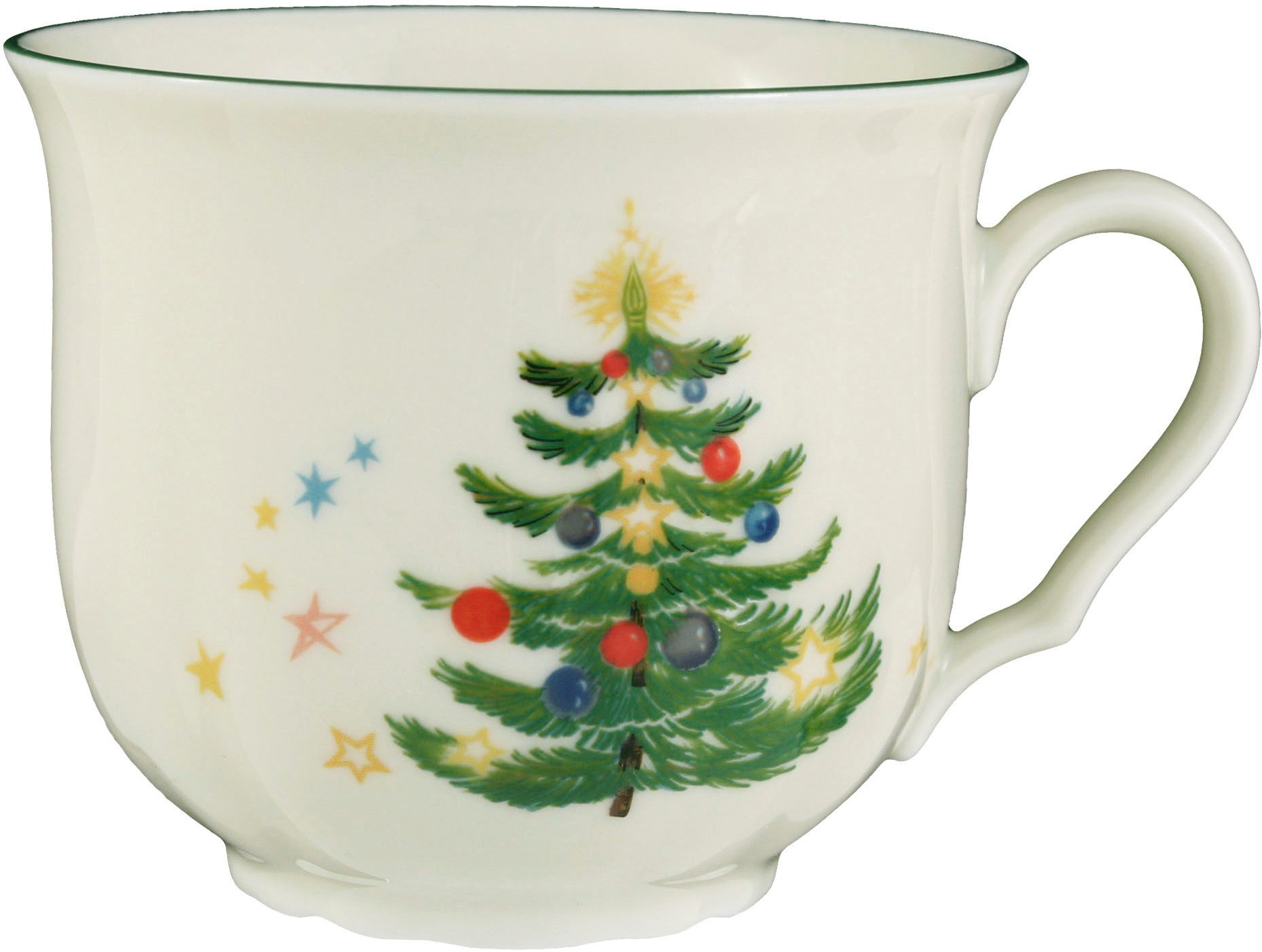 Seltmann Weiden Tasse Marieluise Weihnachten, Kaffeeobertasse 0,23 l, 1-tlg., Porzellan, mit weihnachtlichem Dekor