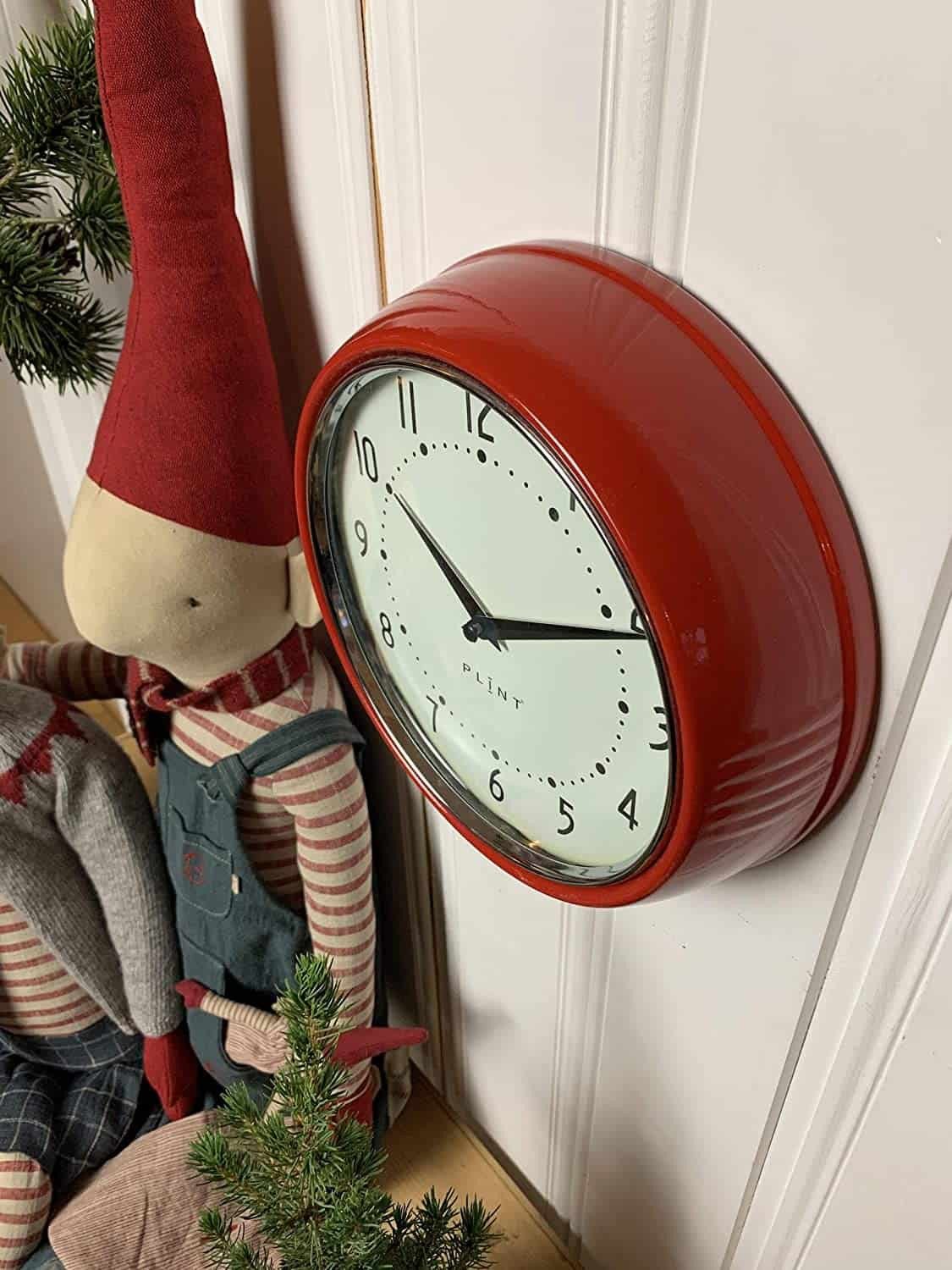 Plint Wanduhr Plint Retro Wanduhr Uhr Küchenuhr Dänisches Design günstig online kaufen