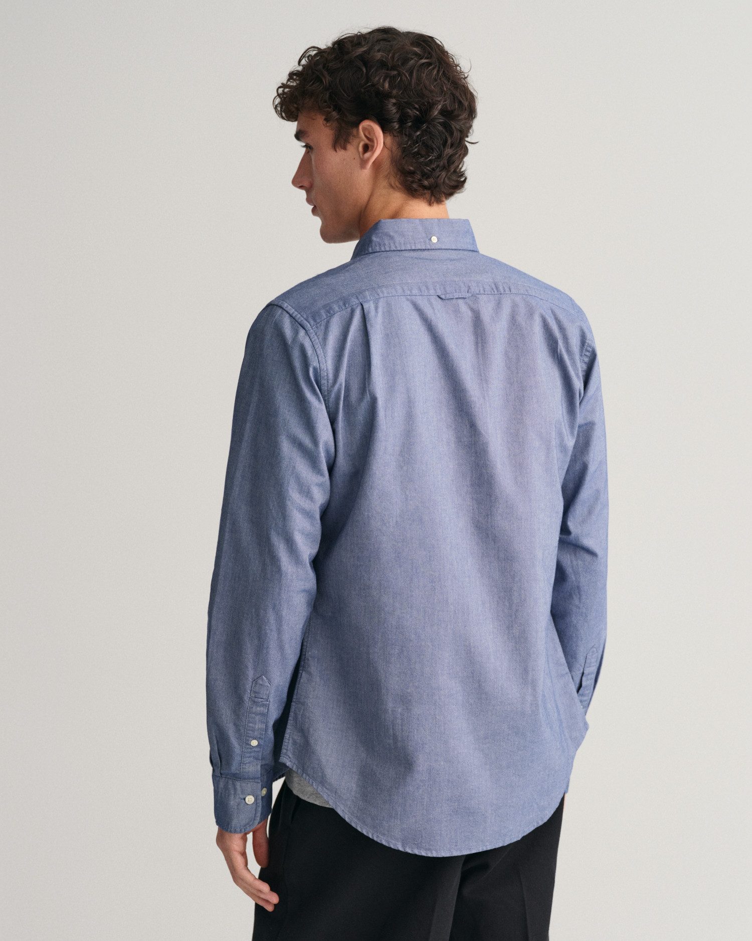 Gant Langarmhemd Slim Fit Oxford Hemd strukturiert langlebig dicker Oxford Hemd Slim Fit