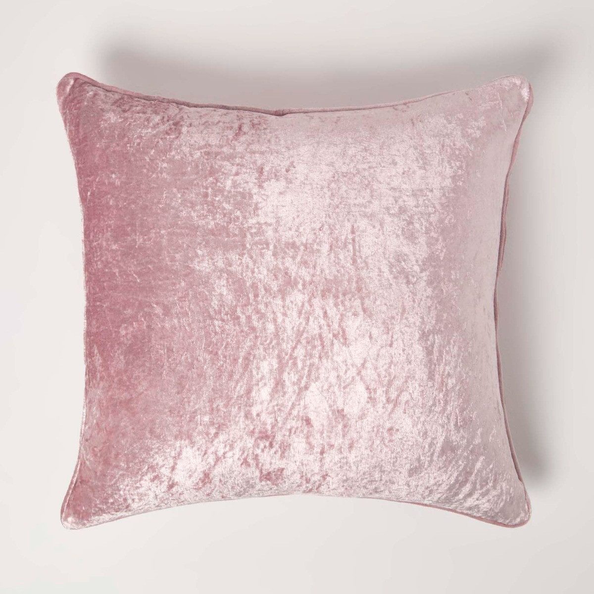 Homescapes Kissenhülle Pannesamt Zierkissenbezug in Rosa, günstig online kaufen