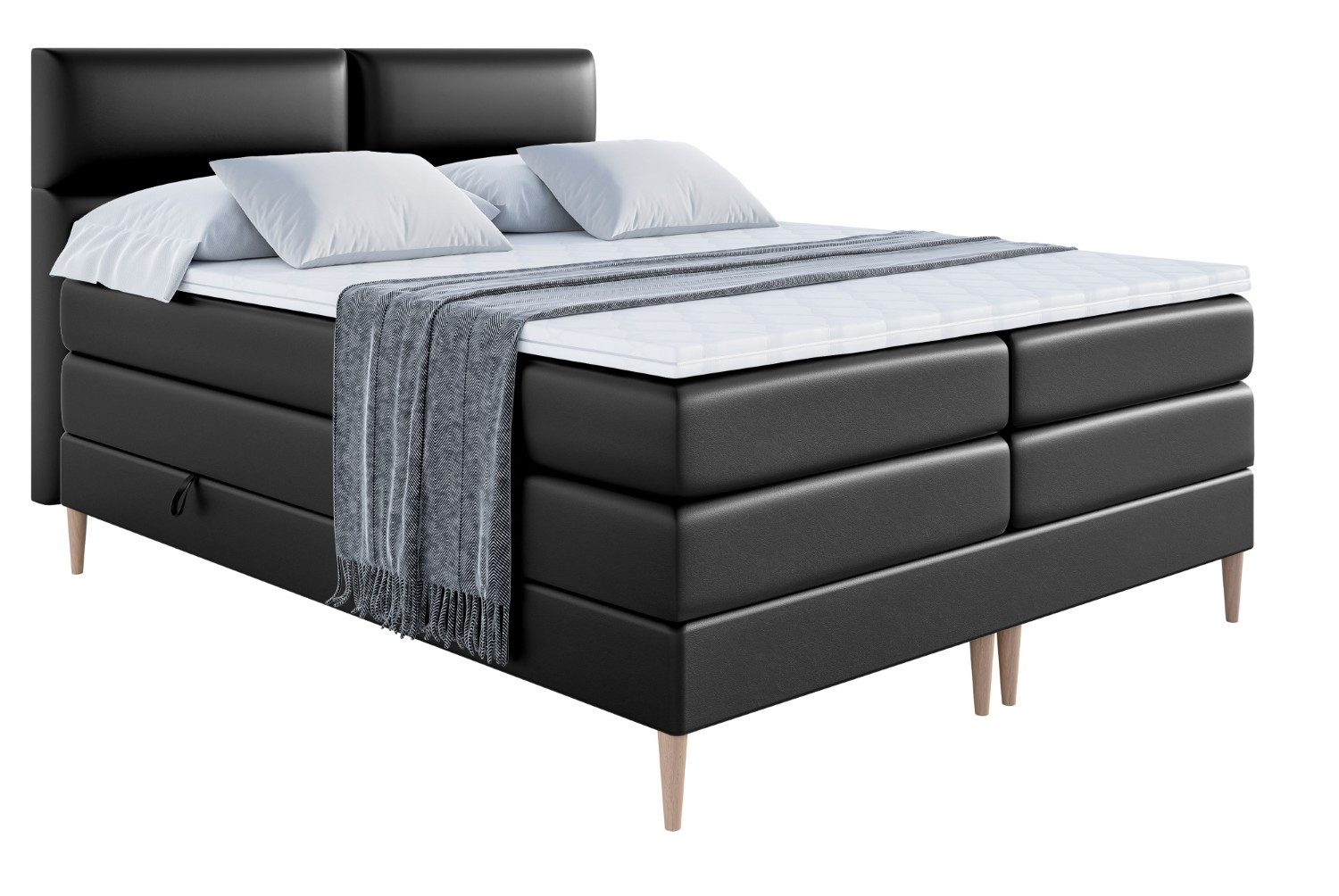 ALTDECOR Boxspringbett BOXI3-F KING (Multipocket-Matratze H4, günstig online kaufen