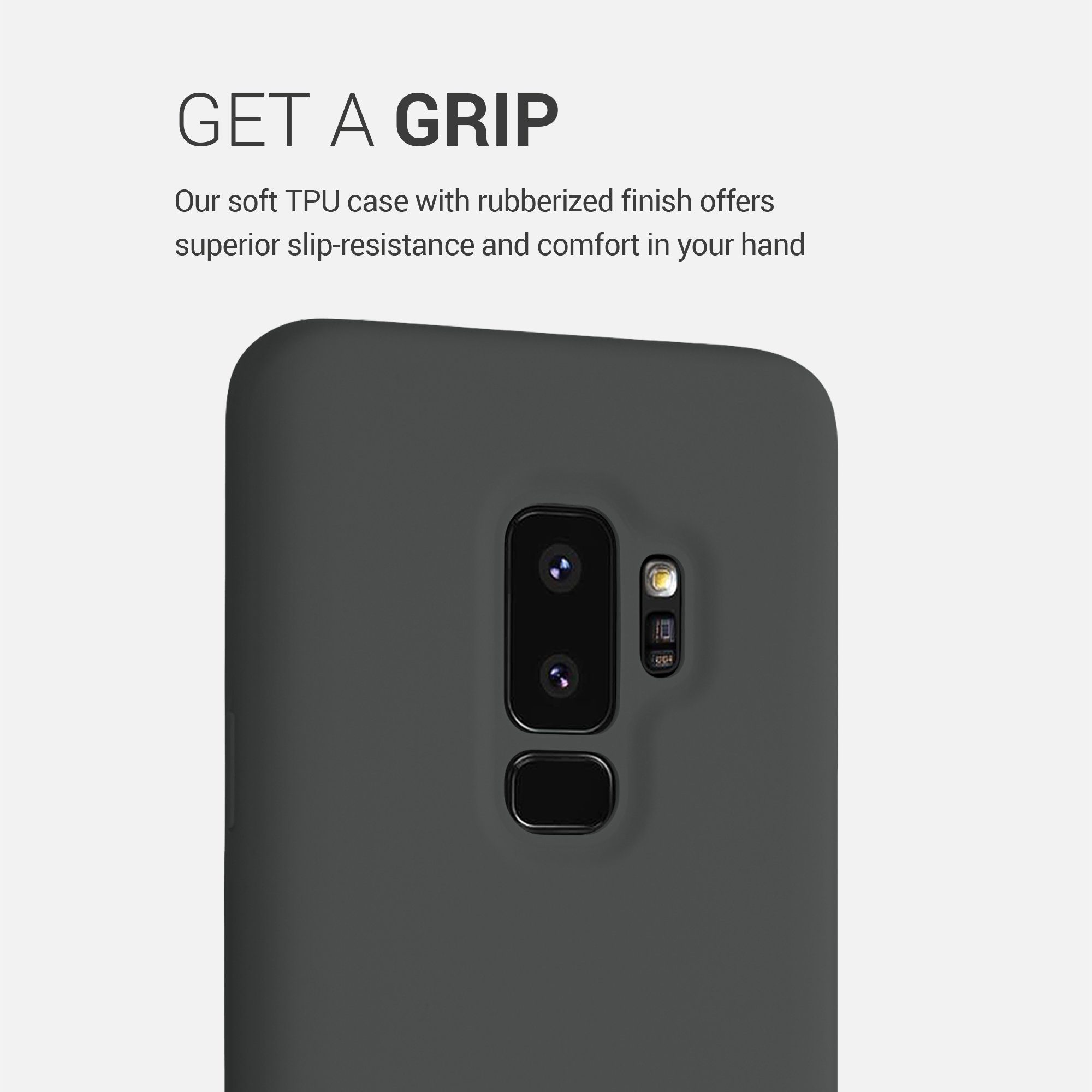 kwmobile Handyhülle Handyhülle für Samsung Galaxy S9 Plus Hülle, Weiches Handy Silikon Case - Schutzhülle Cover