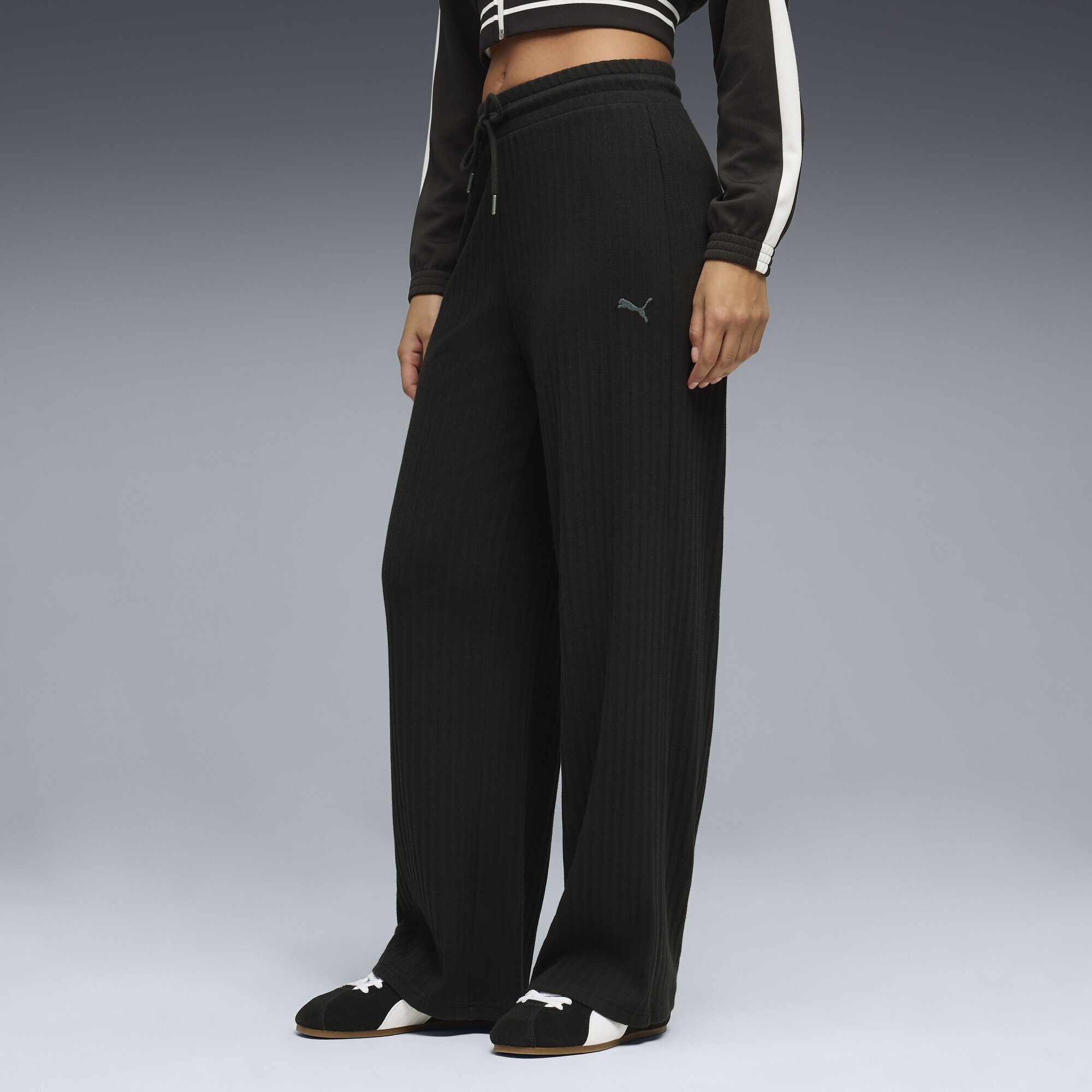 PUMA Sporthose HER High-Waist Wide Leg Hose Damen