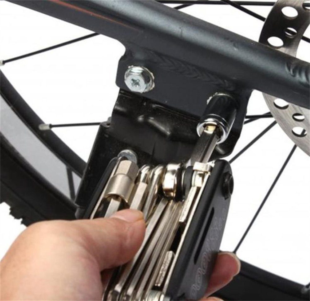 in 16 Werkzeug Fahrradwerkzeugset CFYDW Multi-Tool-Fahrrad-Reparaturset,Fahrradwerkzeug-Reparaturset, 1