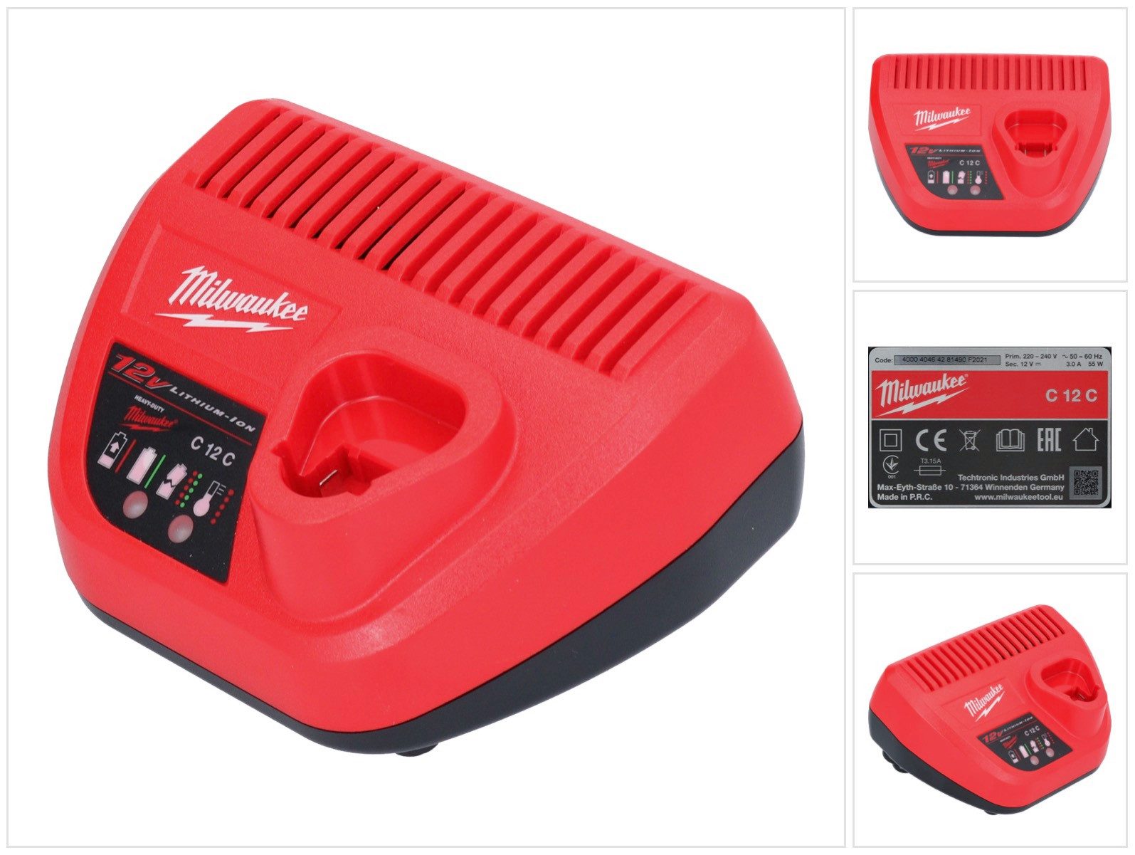 M12 C12 C Ladegerät 12 V 3,0 A Li-Ion (4932352000) Schnelllade-Gerät