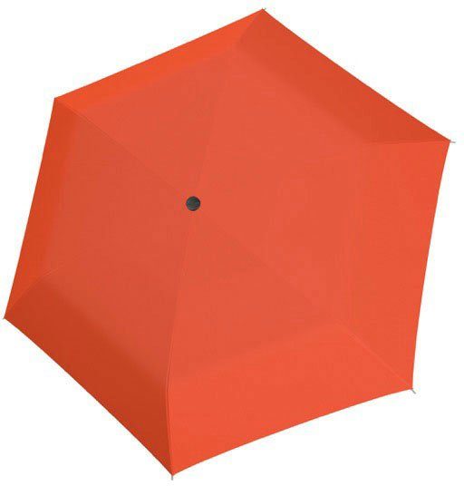 Carbonsteel vibrant uni, doppler® Taschenregenschirm orange Slim