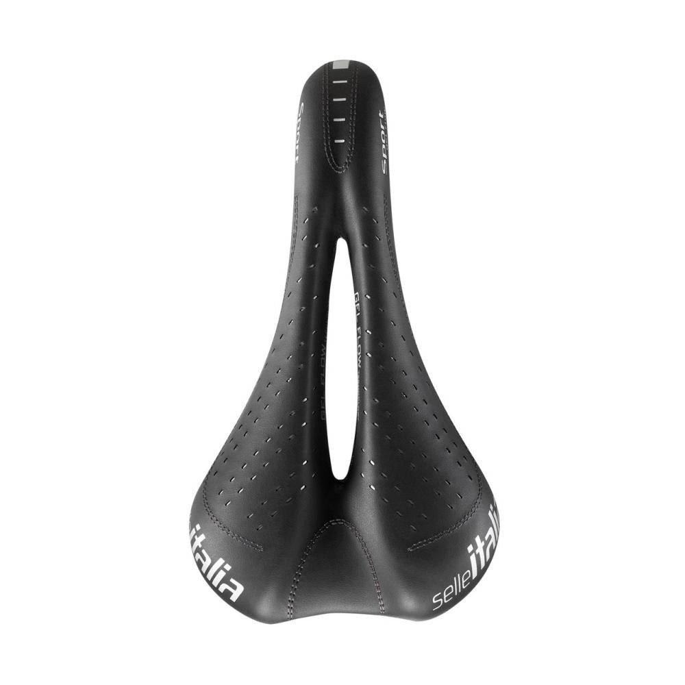 Selle Italia Fahrradsattel Selle Italia Sport Gel Flow S2 black - komfortabler Tourensattel mit 1