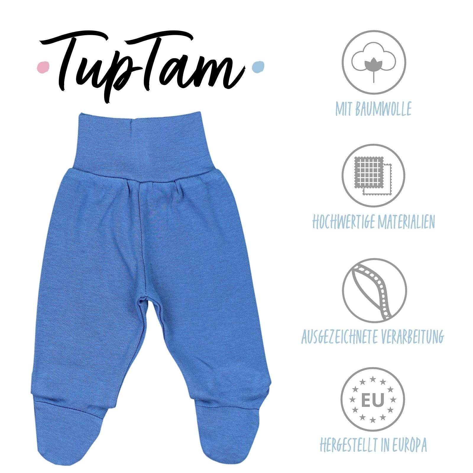 TupTam Strampler TupTam Baby Jungen Strampelhose mit Fuß 3er Pack