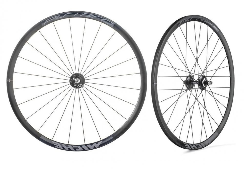 Miche Laufrad Miche Laufradsatz Pistard 622-15C schwarz für Drahtreifen Speichen sch