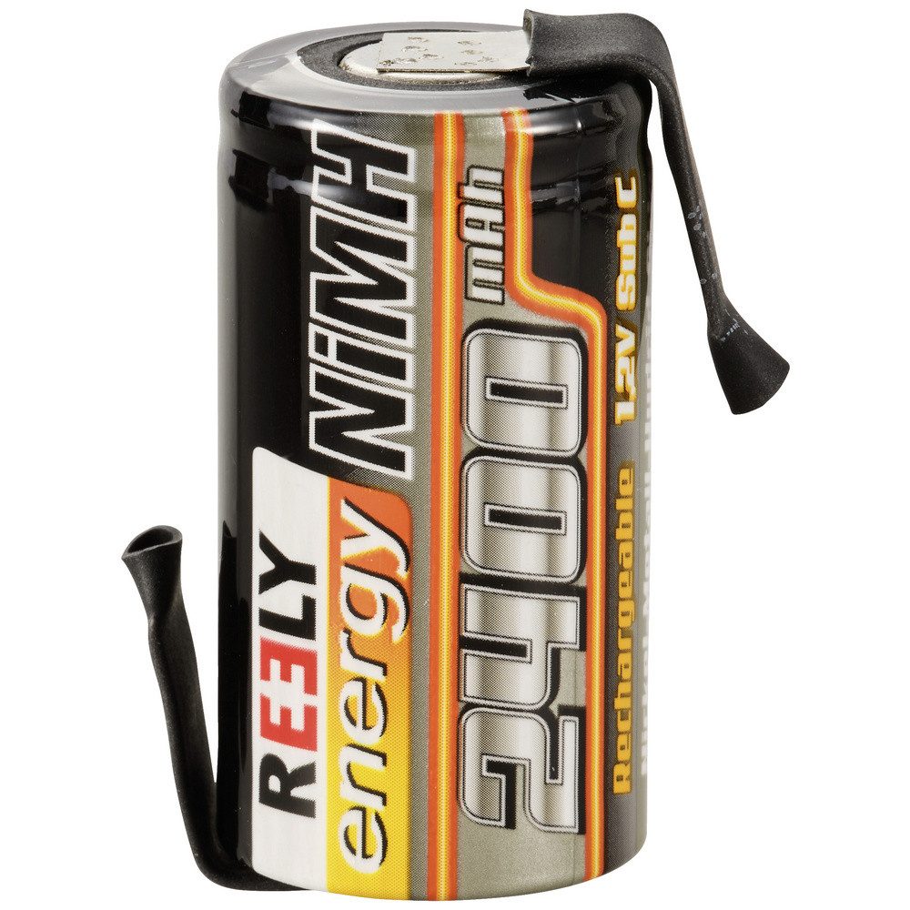 Reely Reely Modellbau-Akku-Einzelzelle NiMH Sub-C 1.2 V 2400 mAh mit Lötfahn Akku 2400 mAh (1.20 V)