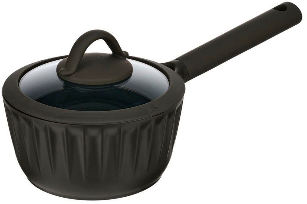 RESTO Kitchenware Kasserolle Ascella, Schmortopf antihaftbeschichtet und spülmaschinenfest, Aluminiumguss (2-tlg), Geeignet für alle Herdarten, auch Induktion, im Geschenkkarton