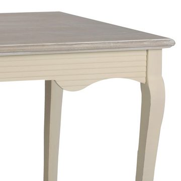 99rooms Esstisch Pesaro Pappel Creme Hellbraun (Esstisch, Tisch), aus Massivholz, rechteckig, viel Stauraum, Landhausstil