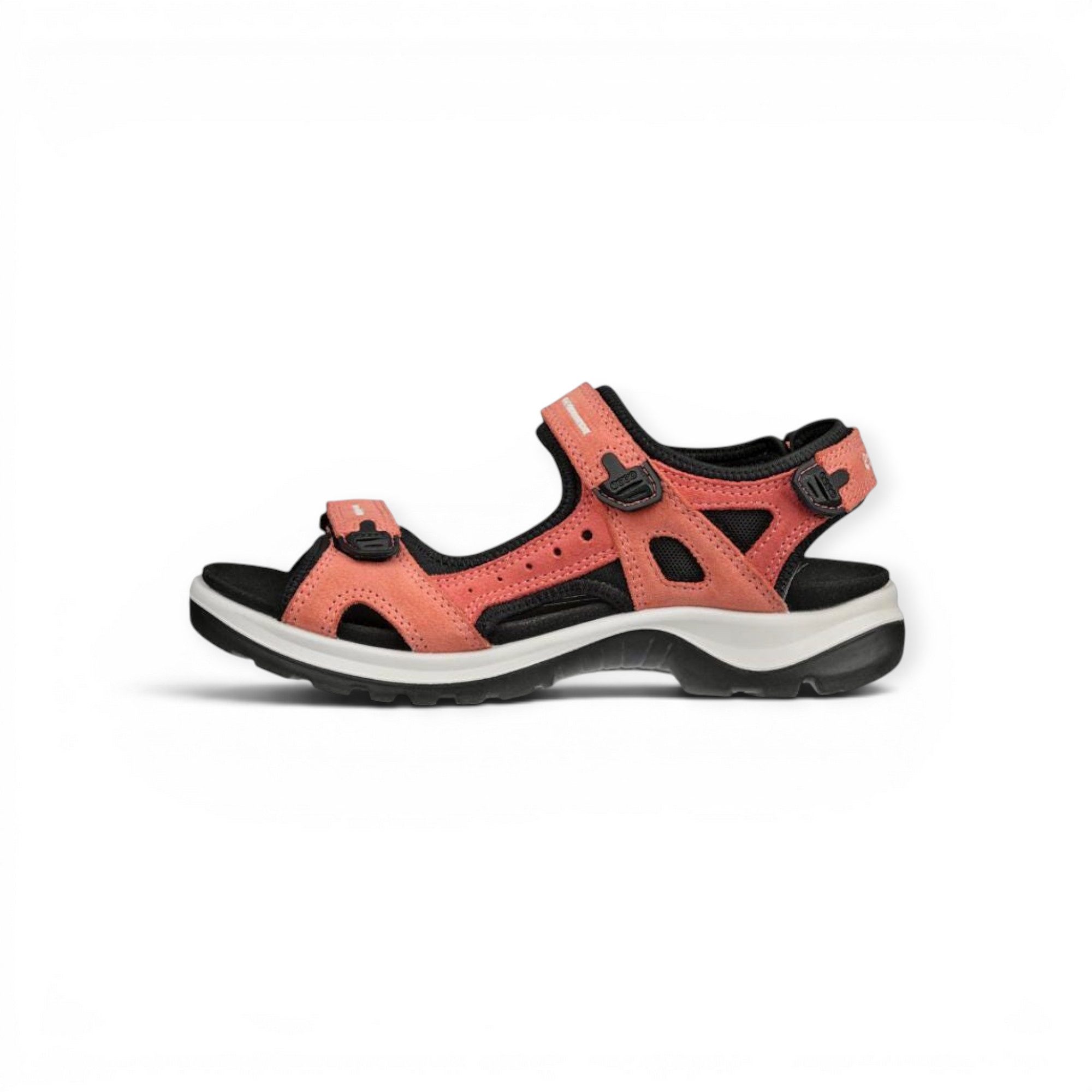 Ecco Yucatan Leder coralrot Damen Sandale – Bild 3 von 5