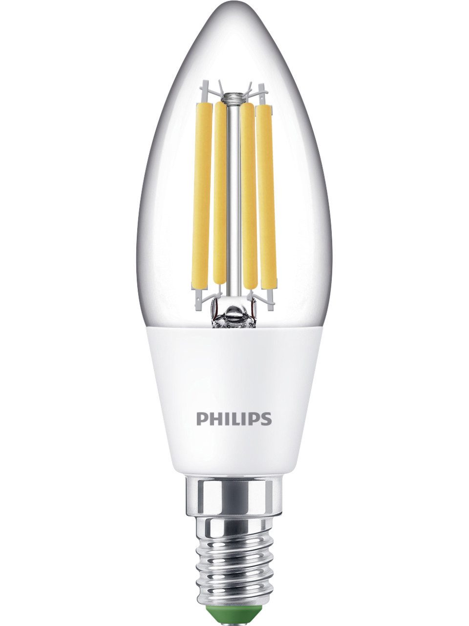 LED-Leuchtmittel Philips LED-Leuchtmittel Filament Kerzenform B35