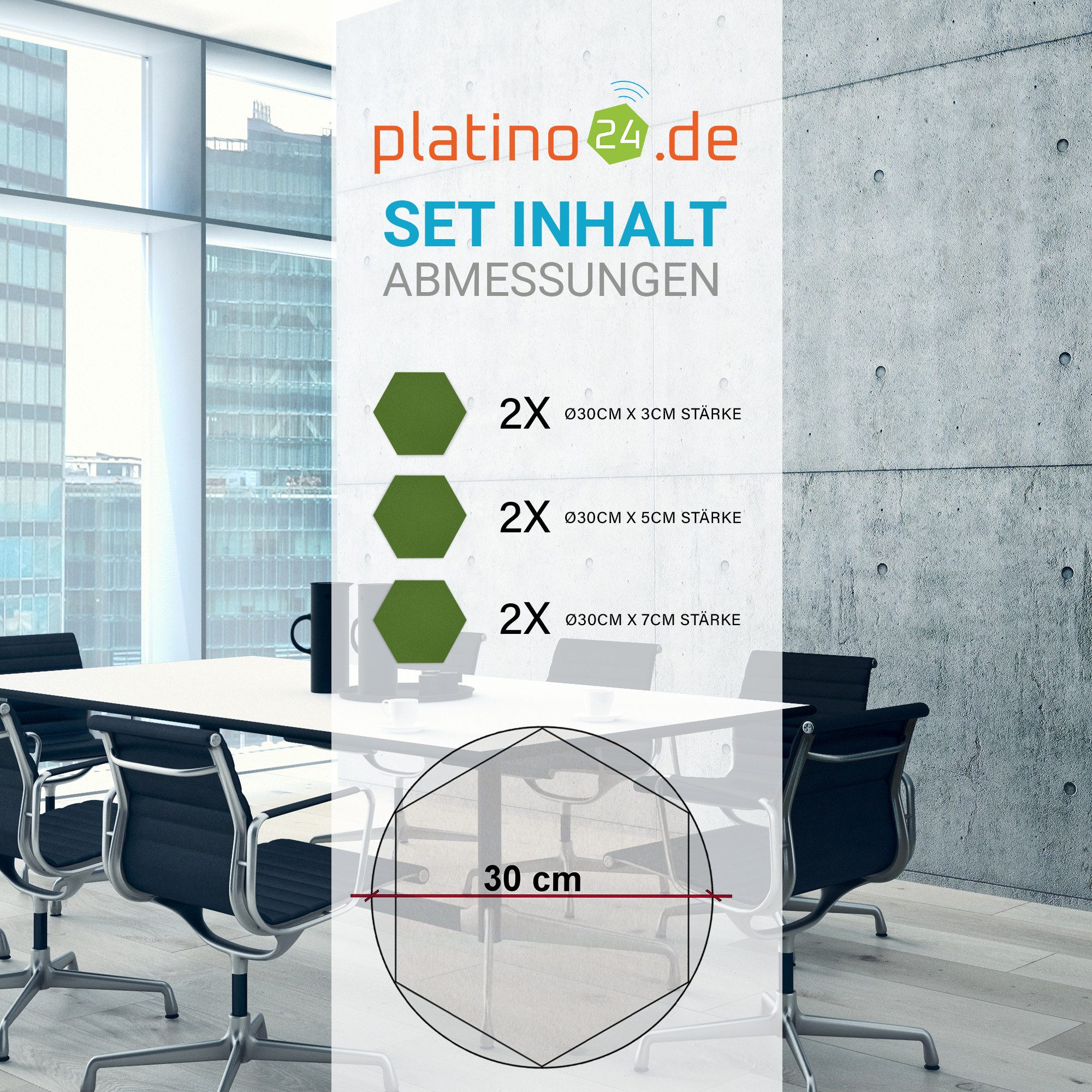 platino24 Akustikplatte Edition LOFT 6 Elemente günstig online kaufen