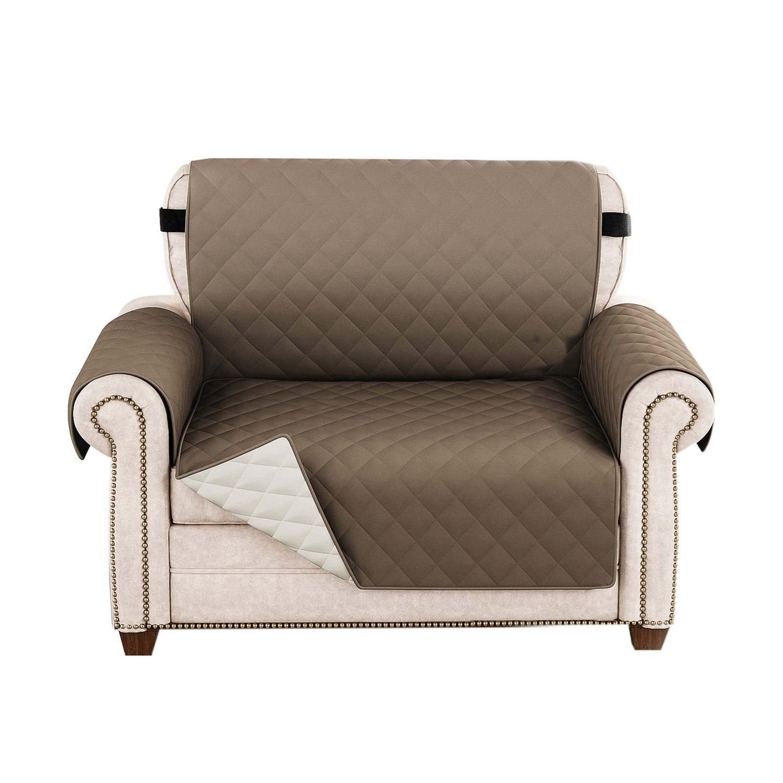 BTTO Sofahusse Sofaüberzug Wasserdichter Sofabezug 1/2/3 Sitzer, Couch Überzug mit elastischem Band