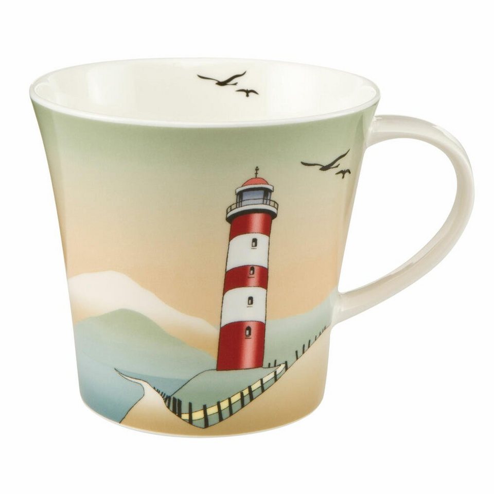 Goebel Becher Coffee-/Tea Mug Lighthouse, Fine Bone China, Mit viel Liebe  zum Detail gestaltet