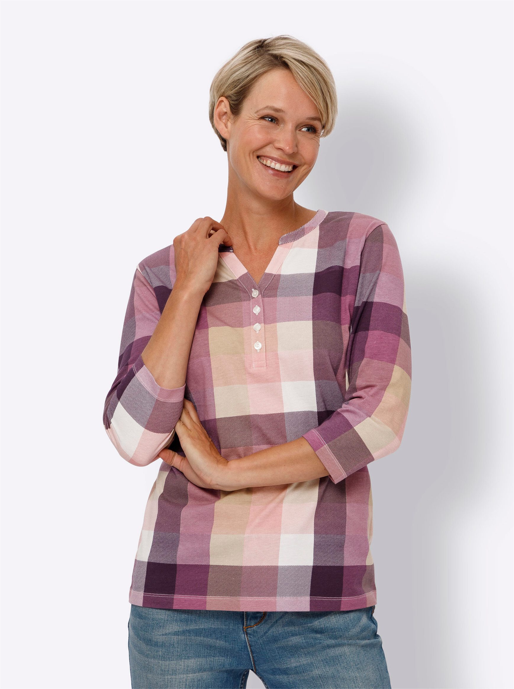 Sieh an! T-Shirt 3/4-Arm-Shirt . günstig online kaufen