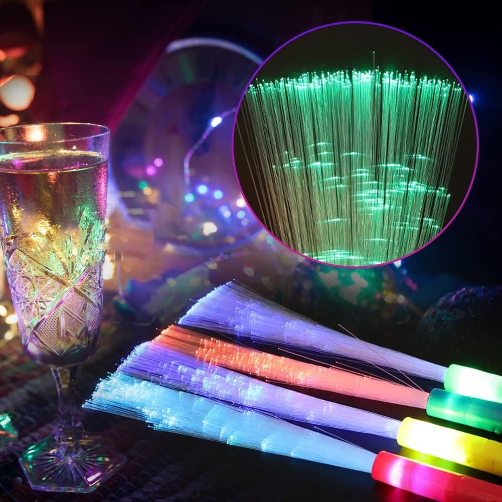 FELIXLEO LED Dekolicht 12 Stück LED Leuchtstäbe Knicklichter Party Multicolor Set – Bild 5 von 5