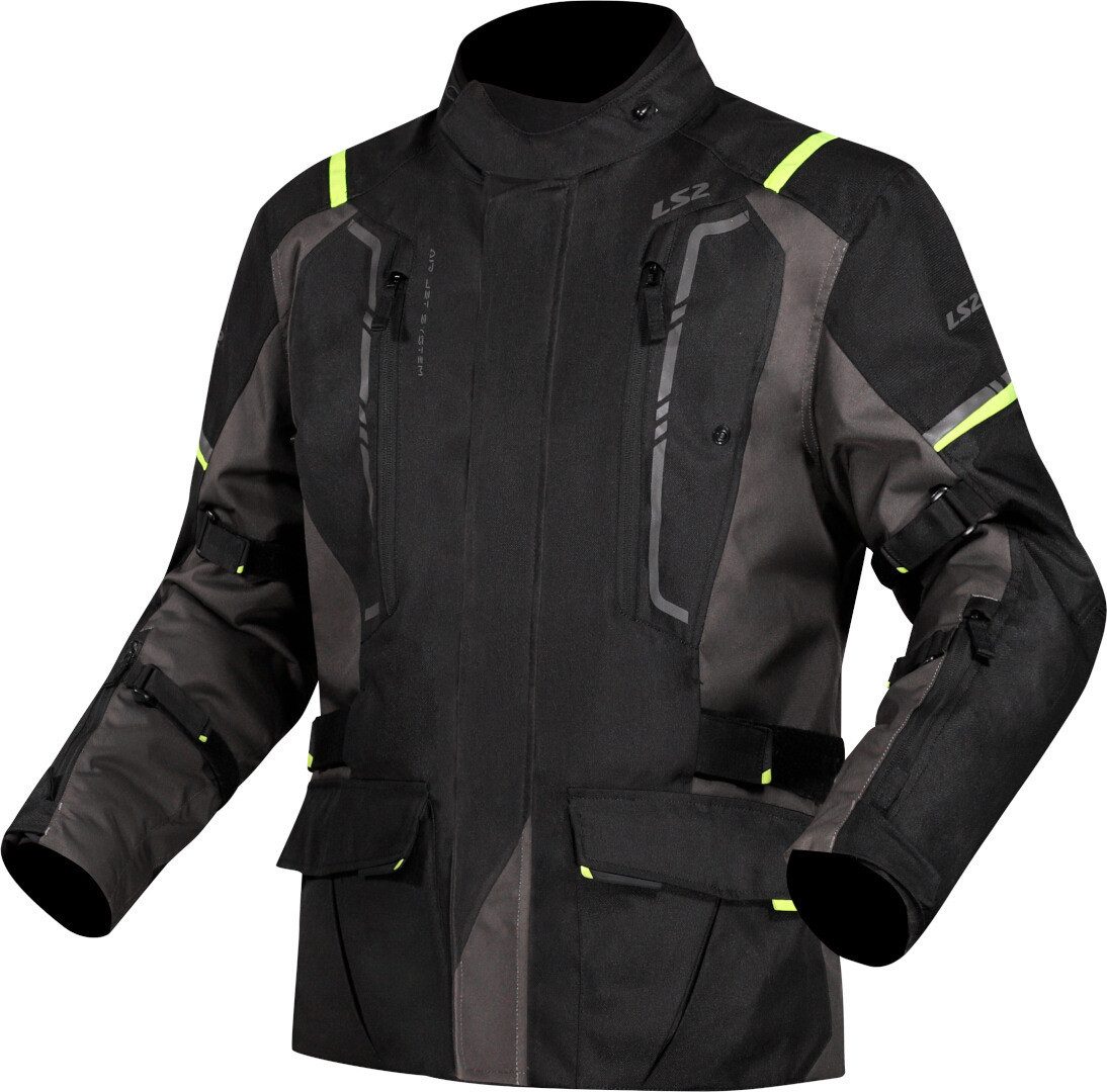 LS2 Motorradjacke Narvik wasserdichte Damen Motorrad Textiljacke herausnehmbares Innenfutter,wasserdicht
