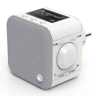 Hama »Steckdosenradio, DAB Radio f. Steckdose, Bluetooth/FM DR40BT-PlugIn« Digitalradio (DAB)