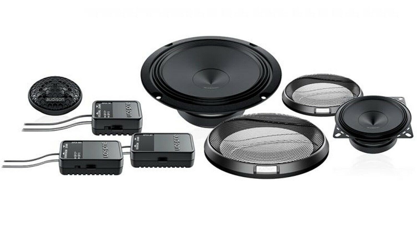 Audison APK 163 3-Wege 16,5cm 10cm Lautsprecher System Auto-Lautsprecher (125 W, 16 cm)