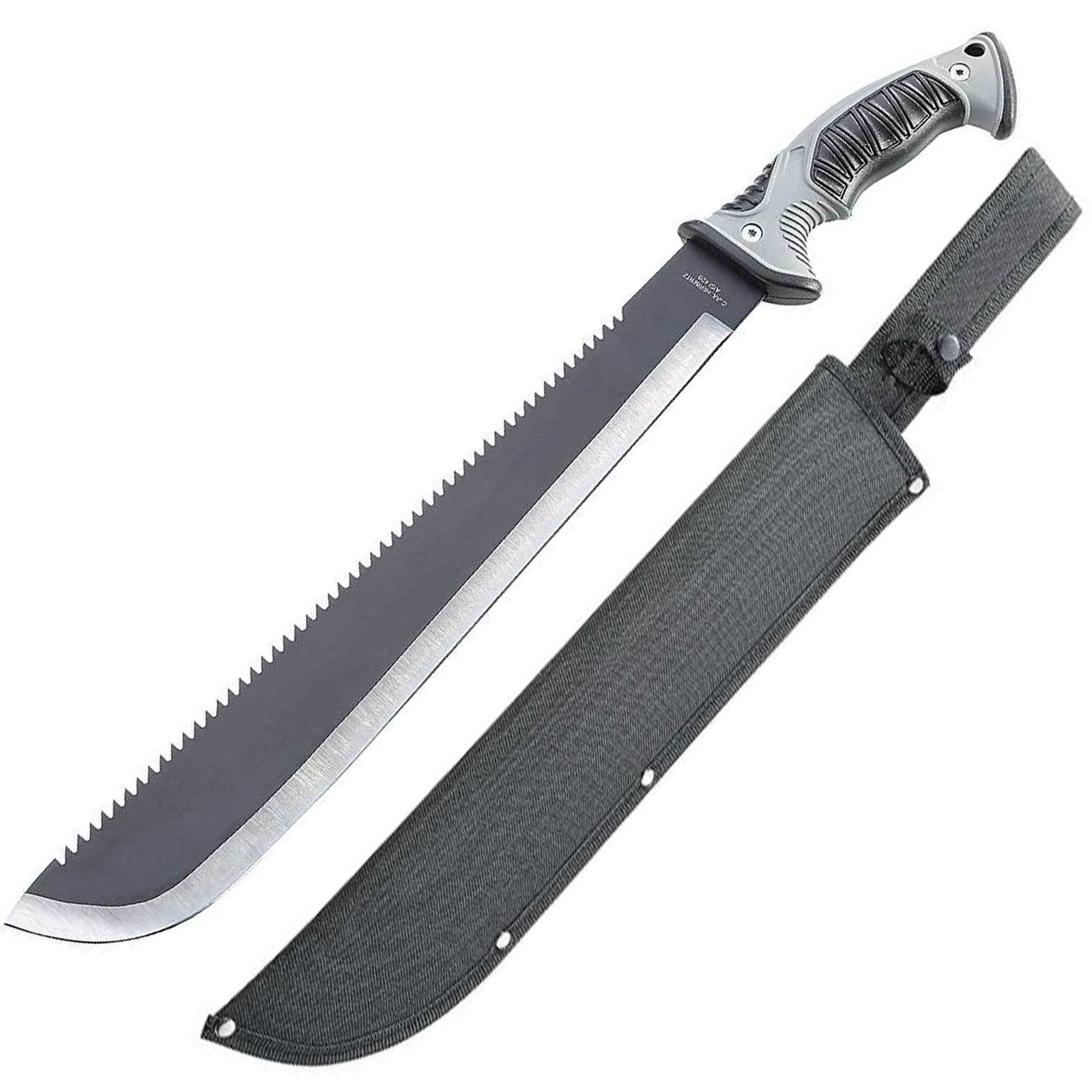 Herbertz Machete Machete + Säge Full, Tang Buschmesser Haumesser Garten Camping 50 cm