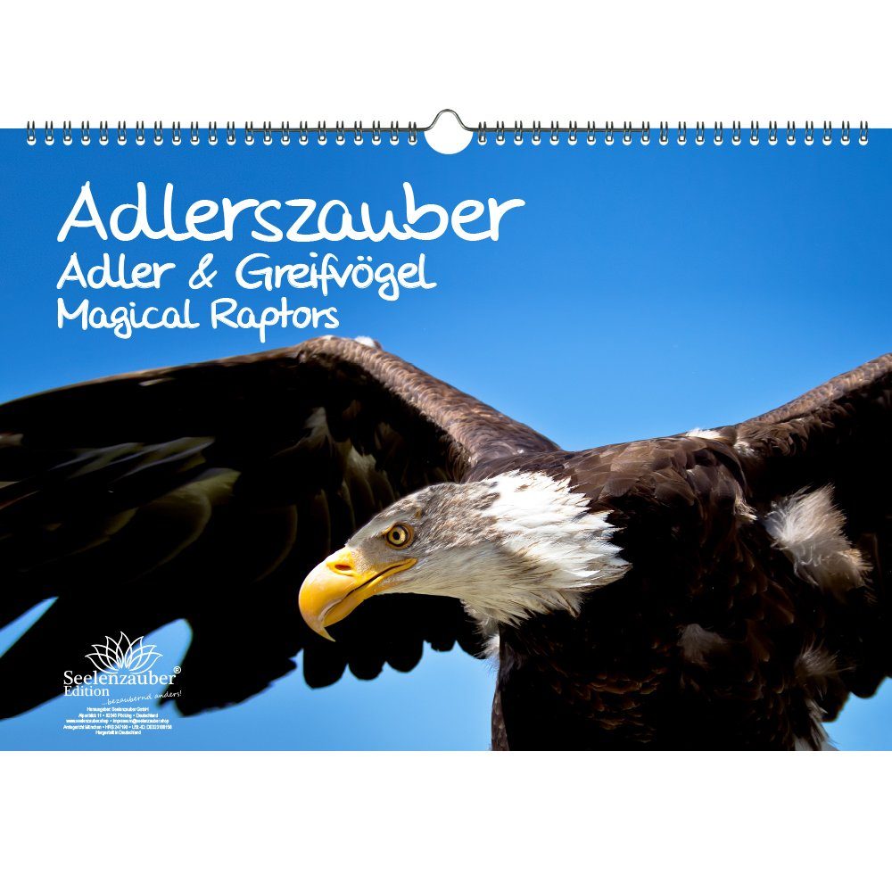 Seelenzauber ewige Kalender Adlerzauber Adler & Greifvögel DIN A3 
