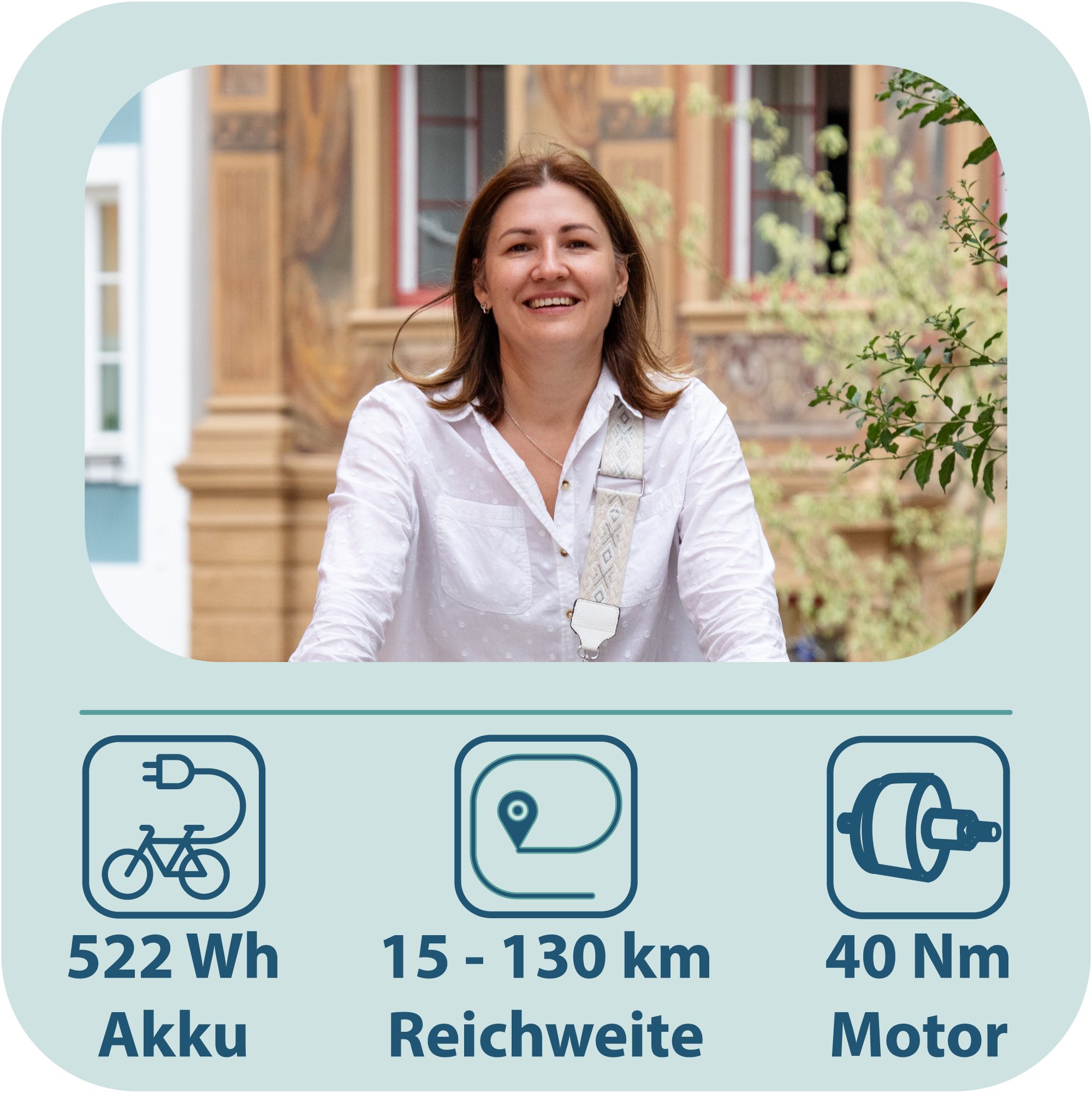 Tretwerk E-Bike Cityrad Aurora, 7 Gang, Nabenschaltung, Frontmotor, 522 Wh, Pedelec, Elektrofahrrad für Damen und Herren