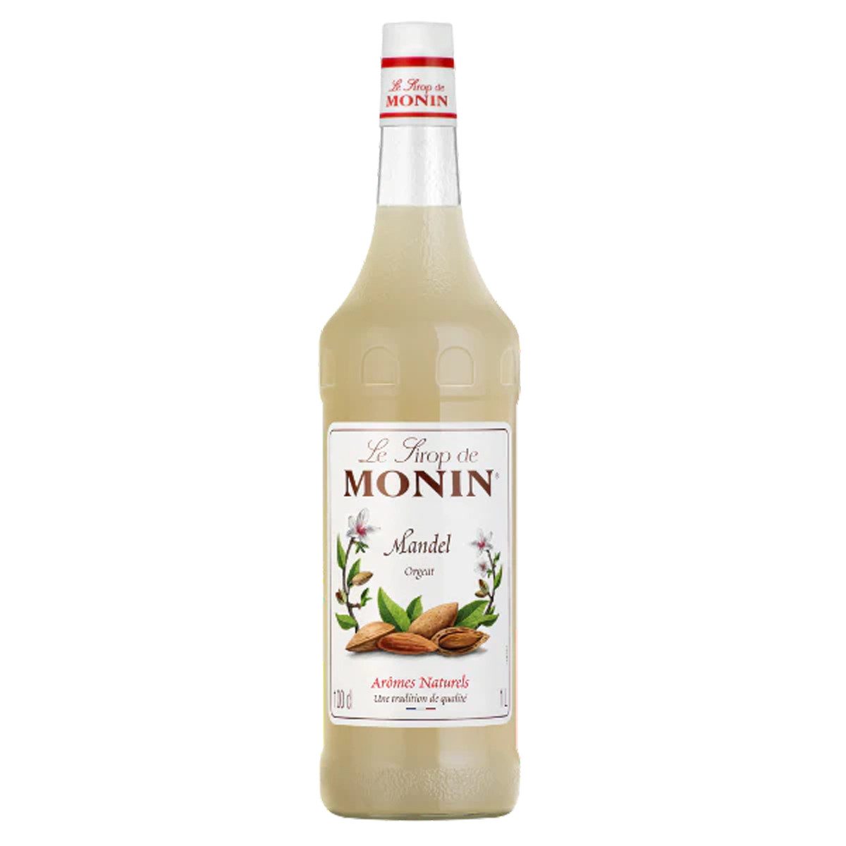 MONIN Getränke-Sirup, Monin Mandel Sirup ideal für Gebäck Kaffee und Tee 1000ml