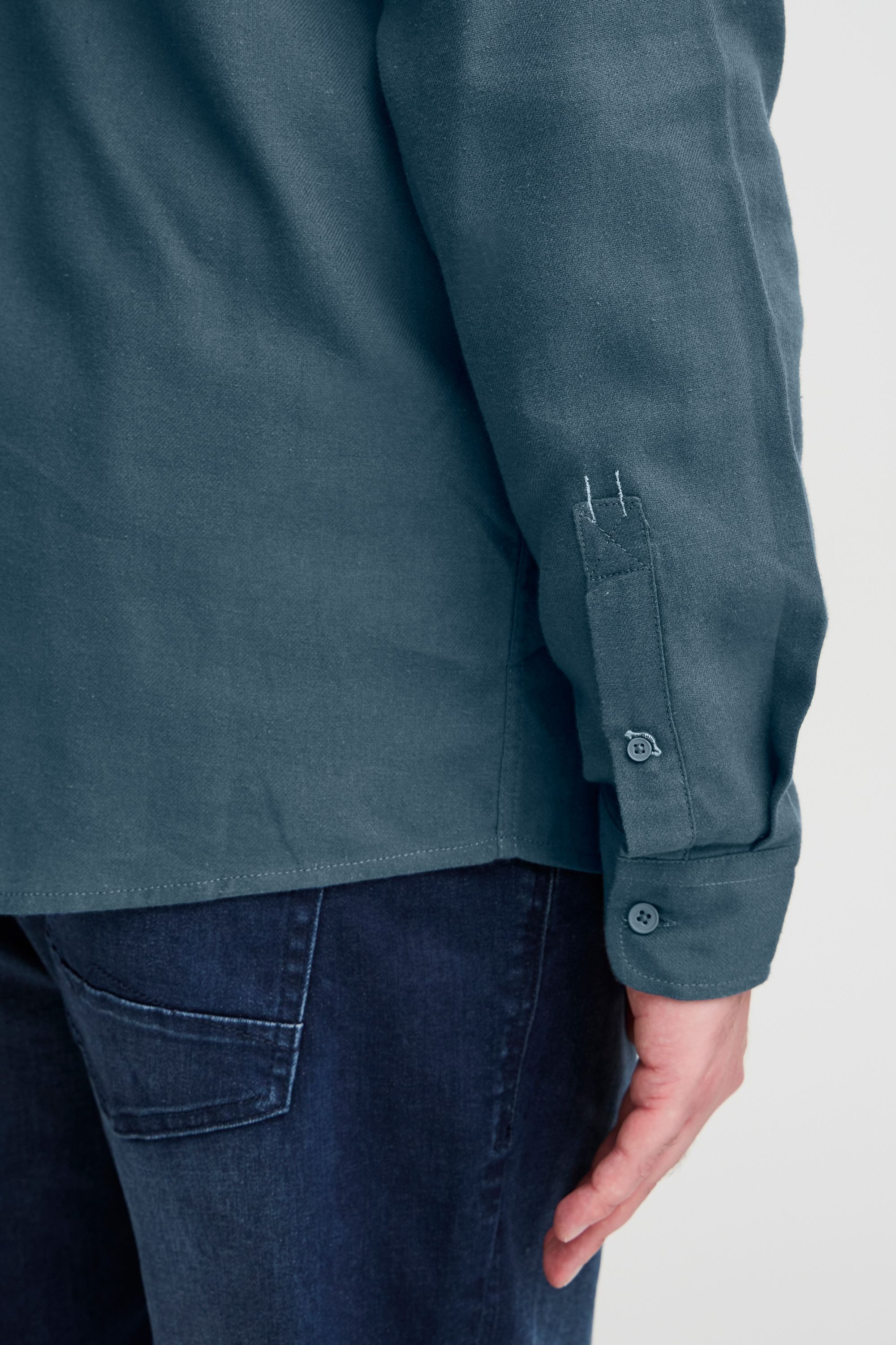 Blend Langarmhemd BHBShirt Lässiges Langarmhemd mit Brusttasche