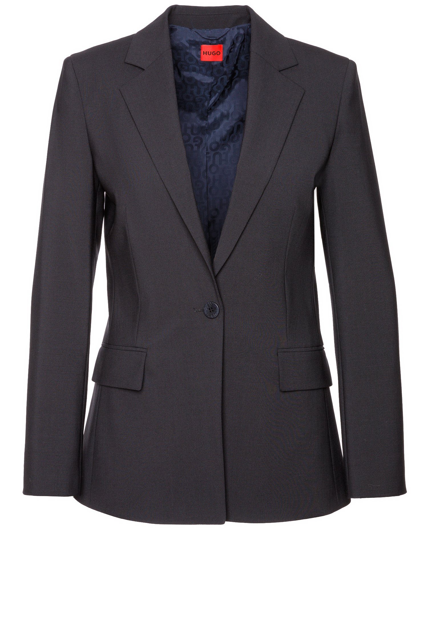 HUGO Jackenblazer Atana (1-tlg) Blau (401)