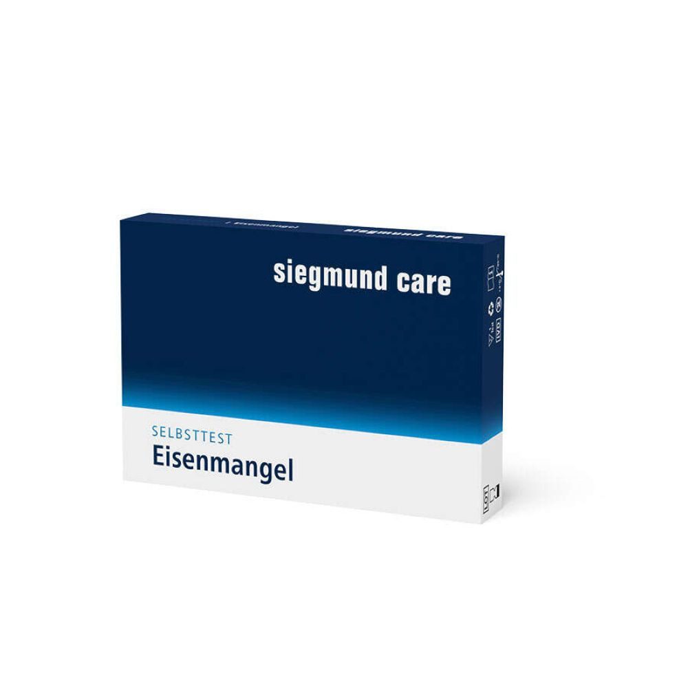 siegmund care Influenza-Schnelltest Eisenmangel Selbsttest, 1-tlg., Genauigkeit 98 %, Dauer des Tests: 10 Minuten
