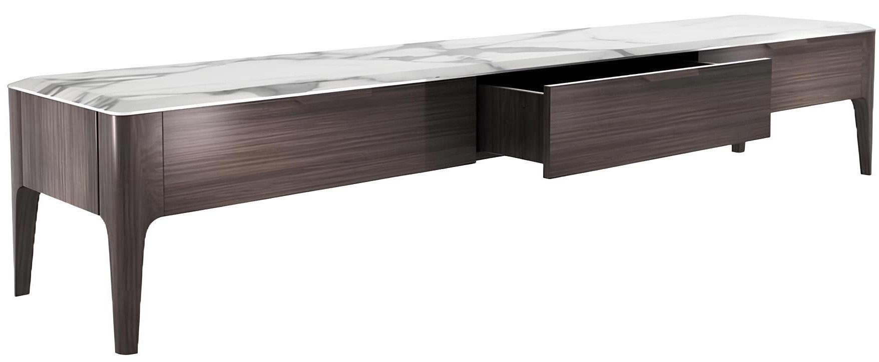 JVmoebel Sideboard rtv Design Lowboard mit Marmor-Imitat und luxuriösem Look (Sideboard), Made in Europa