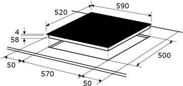 exquisit Backofen-Set BAKOIN76601, mit 1-fach-Teleskopauszug