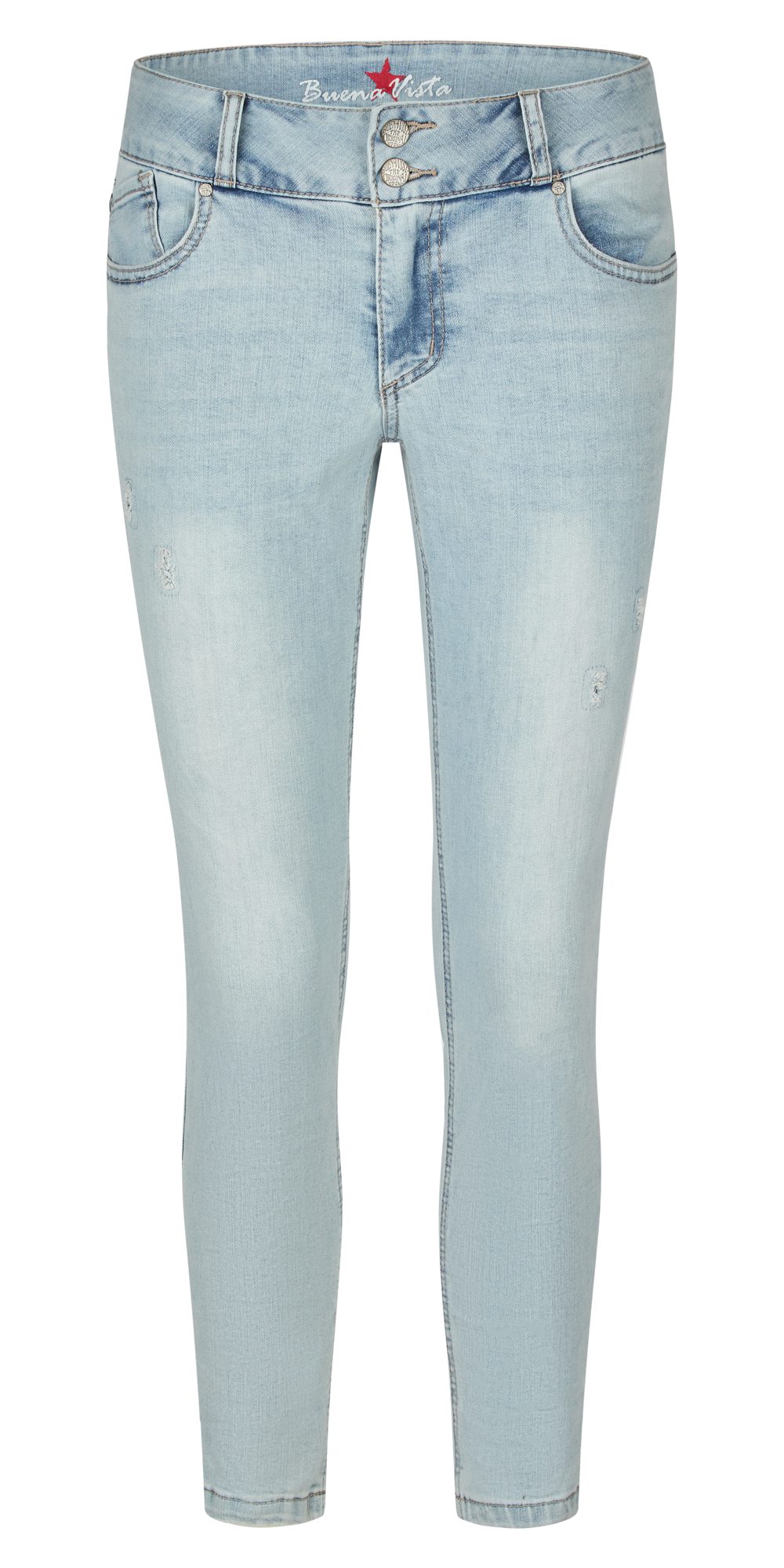 Buena Vista Stretch-Jeans BUENA VISTA TUMMYLESS 7/8 pale blue 2505 B5658 36 günstig online kaufen