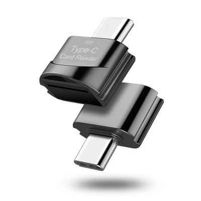 GelldG Speicherkartenleser »SD/TF Kartenleser, Micro SD auf USB-C Kartenleser, Typ C OTG Speicherkartenleser Adapter«