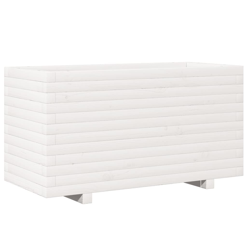 vidaXL Blumentopf Pflanzkübel Weiß 90x40x49,5 cm günstig online kaufen