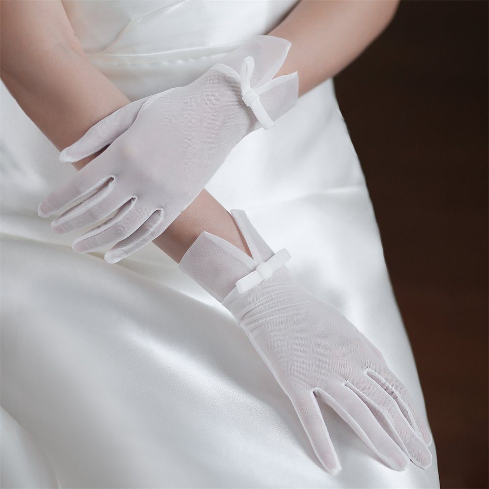 die Rouemi Abendhandschuhe, Abendhandschuhe Einfache für Hochzeit Handschuhe