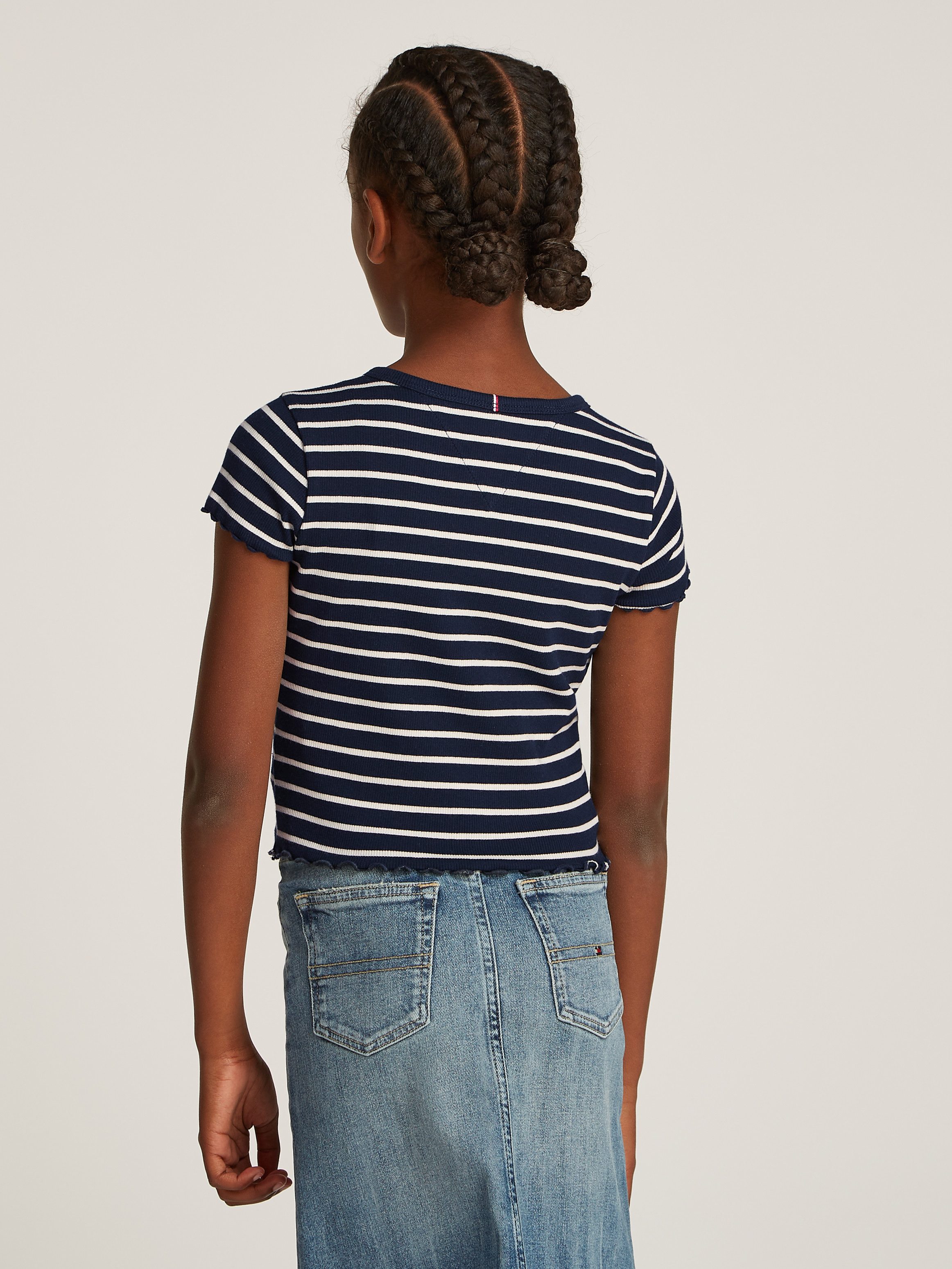 Tommy Hilfiger T-Shirt mit Streifenmuster – Bild 2 von 5