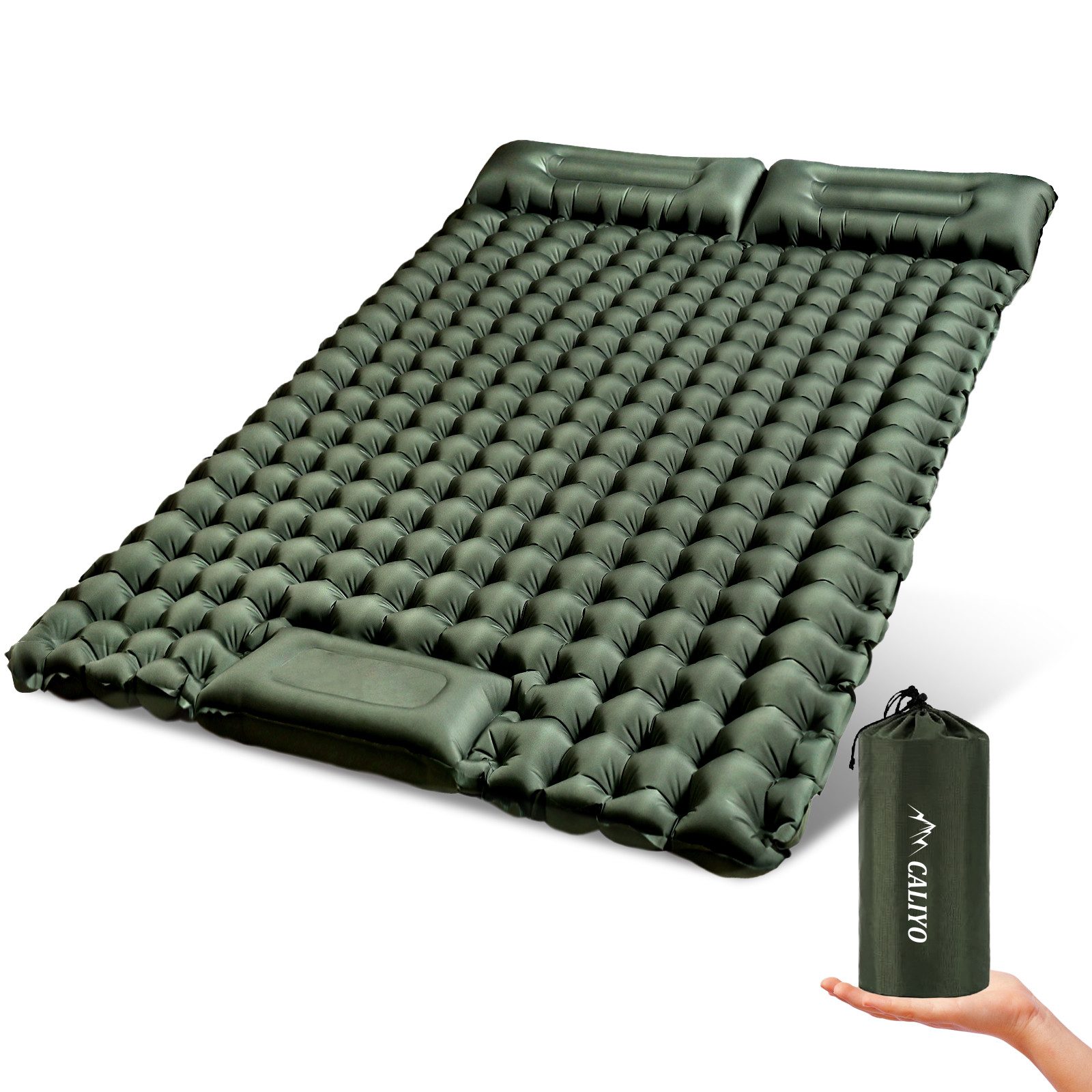 CALIYO Isomatte Doppelt Isomatten Camping, Isomatte Outdoor, Dicke Ultralei günstig online kaufen