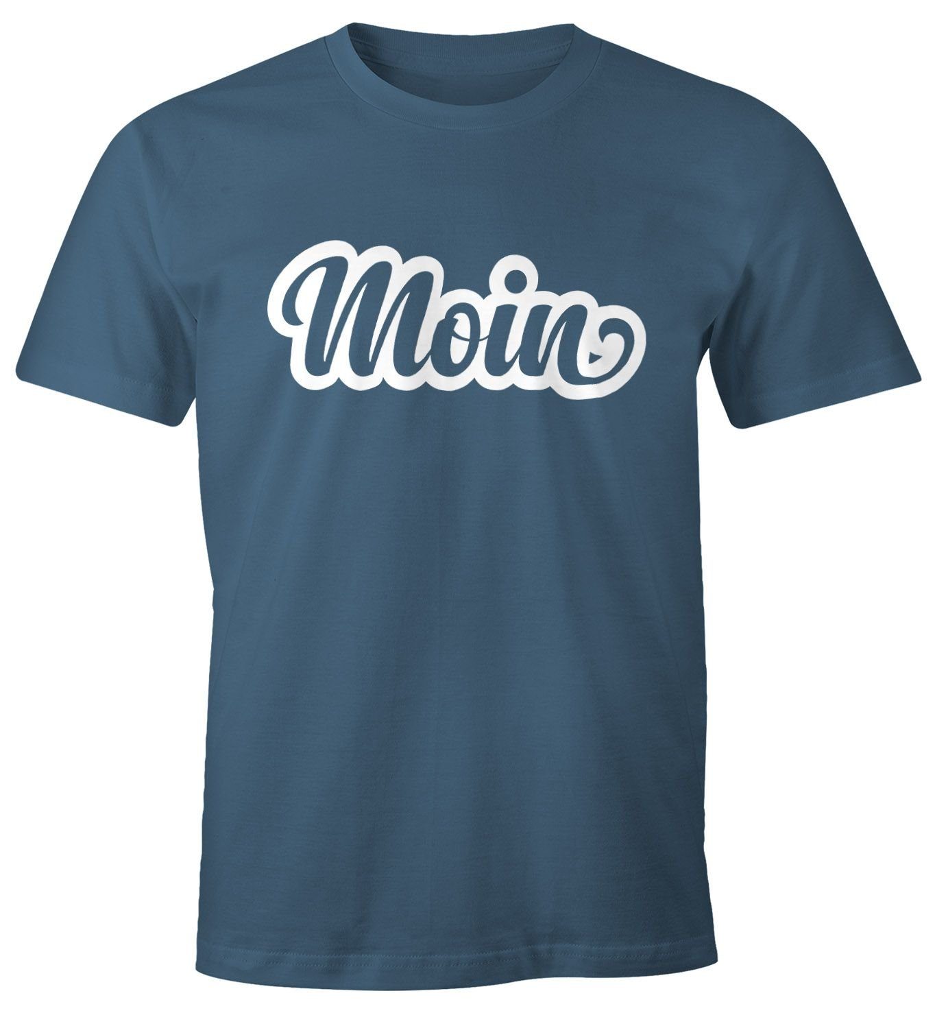 MoonWorks Print-Shirt Moin Herren T-Shirt Fun-Shirt günstig online kaufen