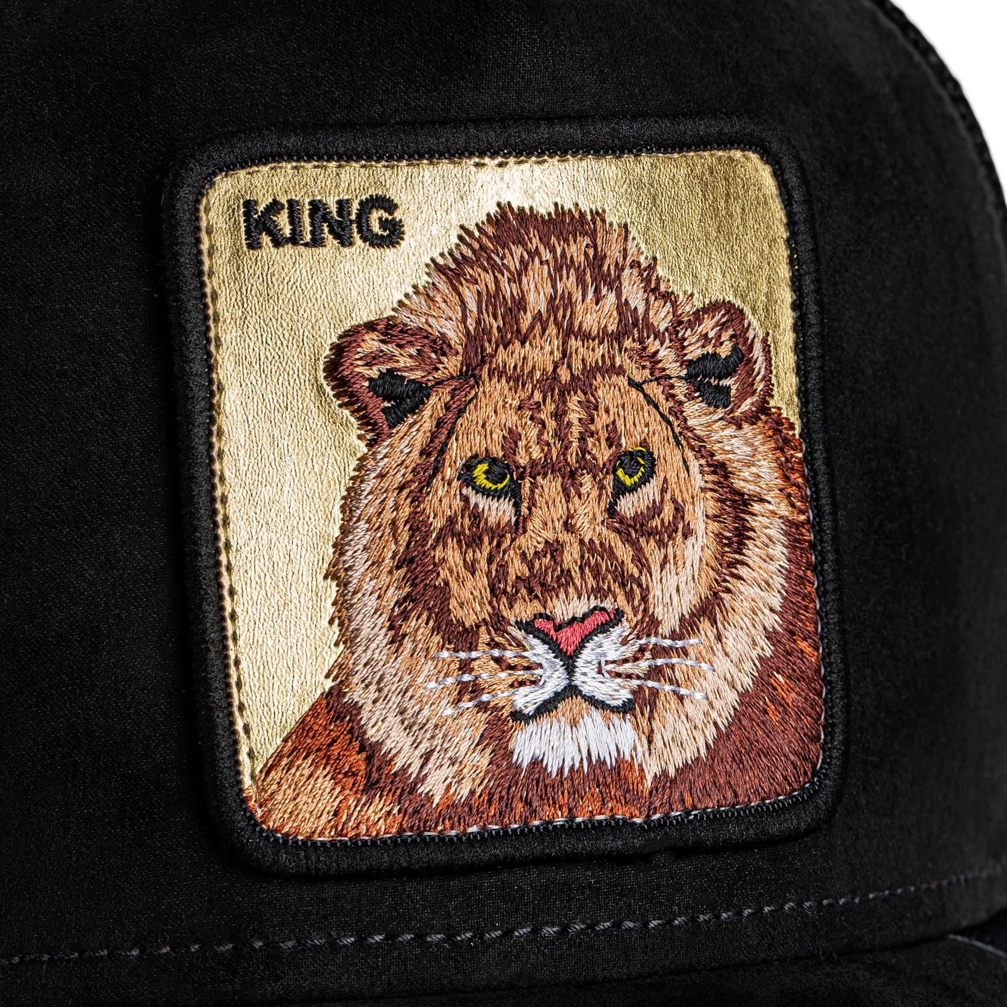 GOORIN Bros. Trucker Cap Goorin Bros. Golden King Trucker Cap Golden Suede black (Basecap, Meshcap, Trucker Kappe)