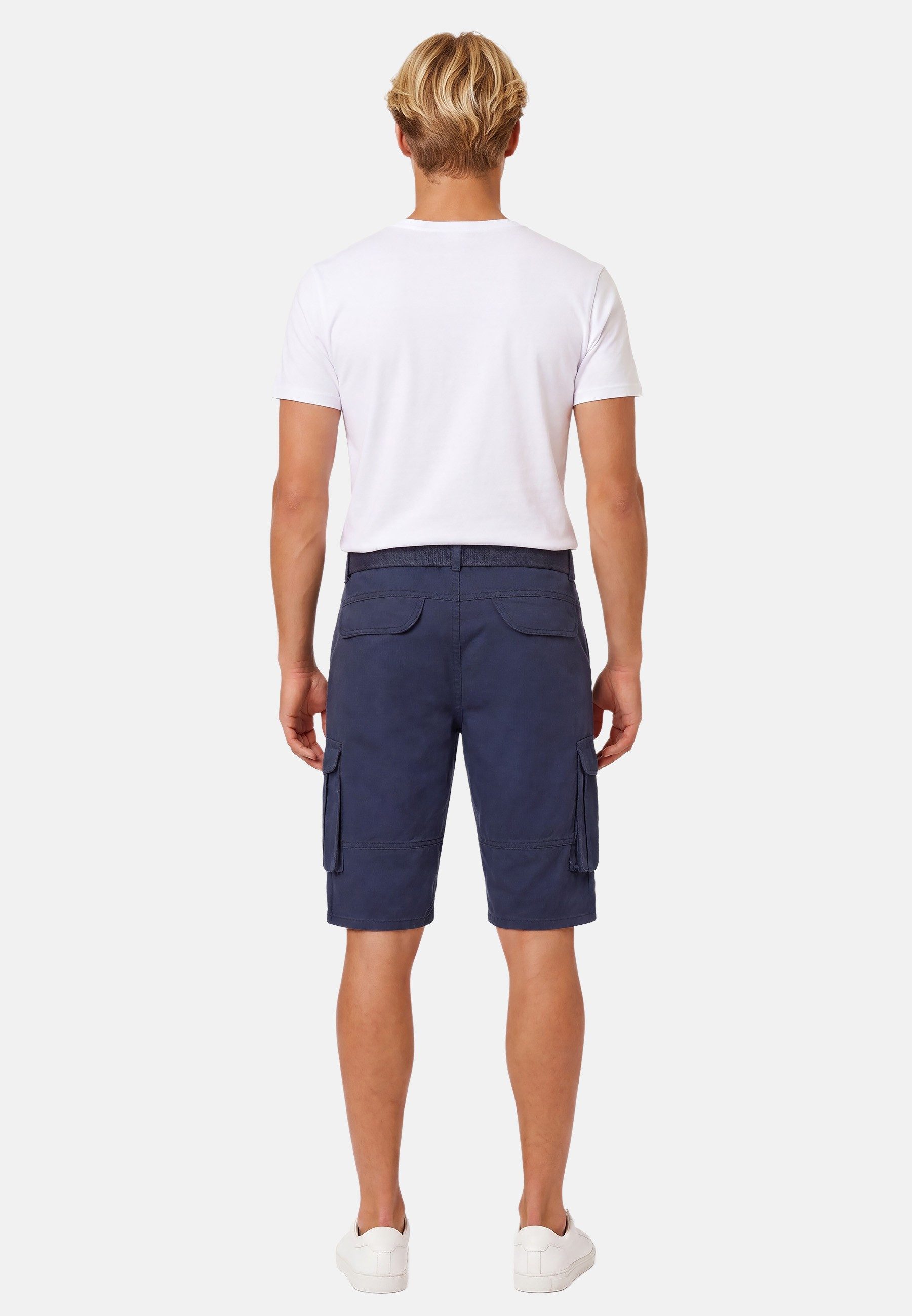 Arctic Seven Shorts Herren Cargo mit Gürtel – Kurze Outdoor Hose aus Baumwolle Robuste Cargo Shorts mit vielen Taschen und Gürtel