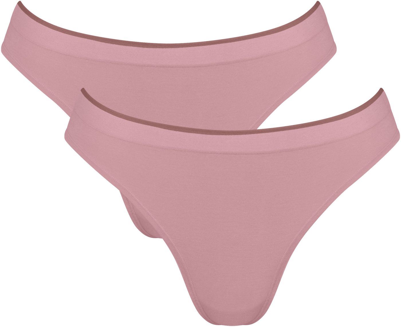 sloggi Tanga GO Sense (2er Pack) Modalmix, nahtlos, flacher Saum, elastisch, weich
