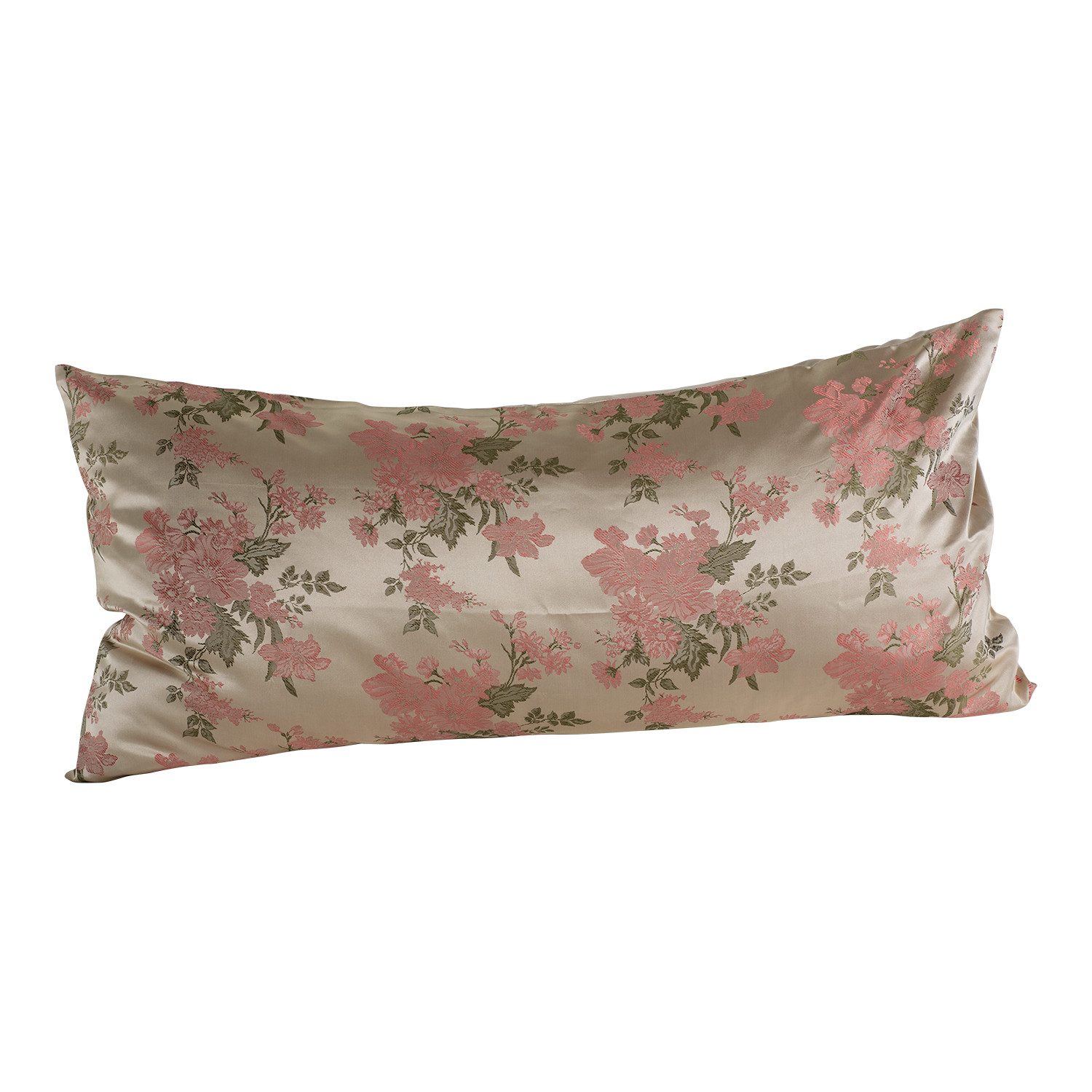 orignee Kissenbezug Seiden-Jacquard Kissenbezug Spring Morning & Taupe – ed günstig online kaufen